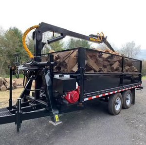 Remolque Forestal Hidráulico con Grúa para Troncos de Madera, Directo de Fábrica, Equipo de Transporte y Carga de Troncos - Product Image 1