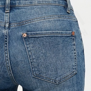 OEM Women's Jeans Ladies Clothing Wide Leg Latest Custom Mid Waist Casual Customized Color Fashion Streetwear <b>Denim</b> <b>Trousers</b> - Product Image 5