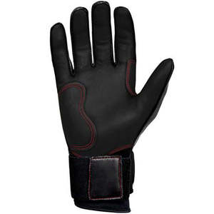 Gants de frappeur de baseball professionnels en cuir véritable avec poignée de paume renforcée et conception de dos en maille respirante - Product Image 3