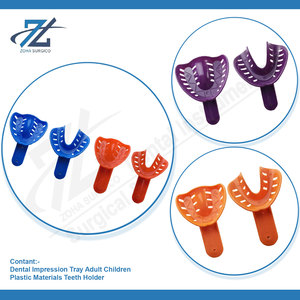 Juego de Bandejas de Impresión Dental ZOHA SURGICO ZS-1018-1, 12 Piezas, 6 Tamaños, Plástico, Manual, Certificado CE Clase I para Adultos y Niños - Product Image 4