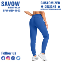 Pantalon de jogging pour femme personnalisé en molleton ultra-doux 100% polyester, avec poches, cordon de serrage, respirant et à séchage rapide