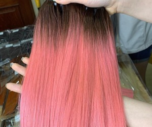 Paquetes de colores Ombre de cabello humano superior con cierre Extensiones de cabello ondulado suelto para todas las mujeres Paquetes de cabello humano Tejido de cabello crudo - Product Image 6