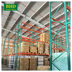 BHD Vietnam Best Price Made Steel Customized Length Beam US Standard Selective Pallet Rack Teardrop Corrosion Protection - Product Image 4
