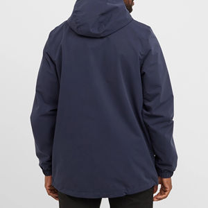 Chaquetas cortavientos de estilo de invierno para hombre personalizadas al por mayor de secado rápido y transpirables con revestimiento impermeable de calle alta - Product Image 2