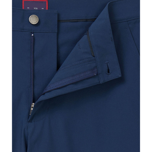 กางเกงขาสั้นลำลองสำหรับผู้ชายผ้าฝ้าย100% เอวสูงระบายอากาศได้ดีเป็นมิตรกับสิ่งแวดล้อมสีทึบมีตัวเลือกโลโก้ที่ทันสมัยในชีวิตประจำวัน - Product Image 3