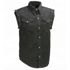 Camisa de motociclista sin mangas transpirable personalizada para hombre, estampado de verano/invierno, algodón, diferentes colores disponibles - Product Image 4