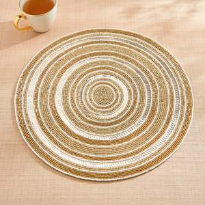 Wholesale Factory Price Glass <b>Beaded</b> <b>Placemats</b> Designer Decorative <b>Beaded</b> <b>Placemats</b> For Farmhouse At Whole Sale Price - Product Image 6