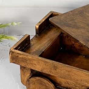 Plateau de service de collations en chariot en bois de haute qualité personnalisé en vrac pour restaurant hôtel usage domestique - Product Image 6