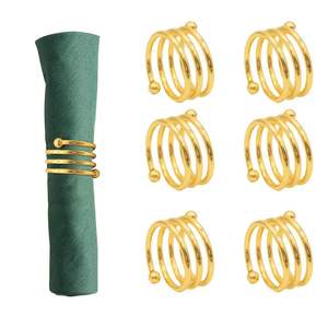 <b>Silver</b> Colored Decoration <b>Napkin</b> Ring Metal Leaf Shape Gold Metal <b>Napkin</b> Ring for Christmas Wedding Dinner Parties - Product Image 4