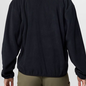 Sweat-shirt pour femmes en tissu polaire avec col montant et fermeture éclair / Design streetwear tendance avec logo personnalisé et manches longues - Product Image 6