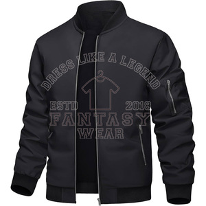 FANTASY WEAR 2026 Blouson Bomber Camouflage Personnalisé Effet Délavé Vintage, Col Montant Zippé, Rembourré Réversible - Product Image 1