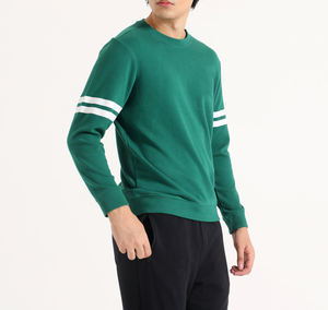 Sudadera de Hombre Más Vendida, Informal, Holgada, de Manga Larga, Tejida, de Poliéster/Algodón, con Logotipo Personalizado al por Mayor para Otoño - Product Image 3