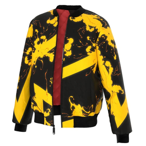 New 2026 Men Digital Printing Winter Bomber <b>Jacket</b> Canvas Nylon <b>Waterproof</b> <b>Thin</b> Front Eco-Friendly Wholesale - Product Image 2