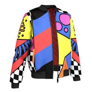 Chaqueta universitaria para hombre con estampado de logotipo personalizado de alta calidad Premium, nuevas chaquetas de béisbol con sublimación ajustadas - Product Image 4