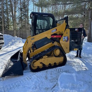 Chargeuse compacte sur chenilles d'occasion CAT 259D3, chargeuse frontale, 4 tonnes, machinerie de construction et agricole - Product Image 3