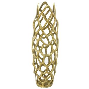 Vase en aluminium Motif traditionnel Décoration d'intérieur Accent artistique Élégant Culturel Léger Durable - Product Image 3