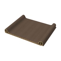 Panneau mural intérieur moderne de luxe en fibre de bambou de grade E0 B1, double arc, 3m de longueur personnalisée, étanche, pour projets hôteliers