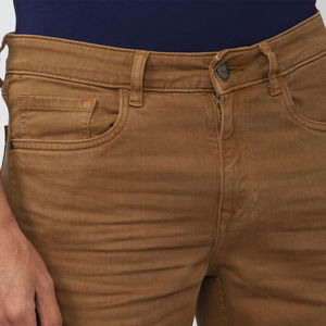 Jeans pour hommes 100% de haute qualité, personnalisés, respirants, pantalons en denim délavé pour hommes, denim uni tendance, jean droit pour hommes - Product Image 6