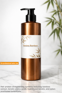Lotion lissante pour cheveux à la kératine hydrolysée, aux aminos et à l'extrait de bambou brésilien, parfum frais et herbal - Product Image 3