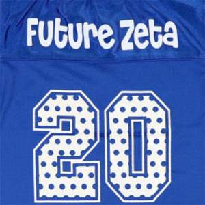 Maillot de football pour enfants ZPB-Bleu royal | Maillot pour jeune Zeta Phi Beta en polyester 100% avec logos, boucliers et patchs brodés - Product Image 4