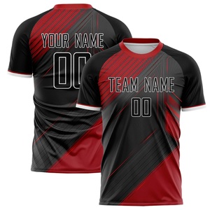 Camiseta de fútbol de diseño personalizado para hombre, ropa deportiva personalizada para equipos de fútbol, camiseta de poliéster con impresión por sublimación para uso en partidos - Product Image 5