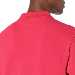 เสื้อโปโลผู้ชายแขนสั้นผ้าคอตตอนดีไซน์เรียบหรือโลโก้ - Product Image 3