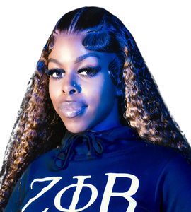 Zeta Phi Beta 1920 sororité grecque femmes 2 pièces brodé bleu blanc à capuche et pantalon de survêtement polaire survêtement ensemble survêtement - Product Image 6