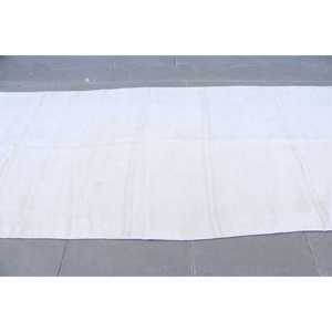 Alfombra Turca, Alfombra de Pasillo de 4.8x12.2 pies, Alfombra Vintage, Alfombra de Lana con Puntos Blancos y Grises - Product Image 2