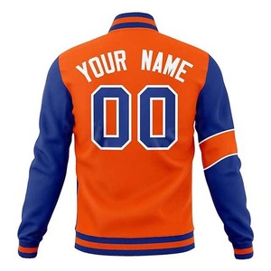 Chaqueta de béisbol universitaria cómoda de alta calidad personalizada para adultos y jóvenes bombardero chaqueta de béisbol universitaria para hombres - Product Image 2