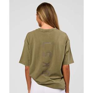T-shirt en coton délavé surdimensionné - Impression sérigraphique Shadow Mode - Product Image 4