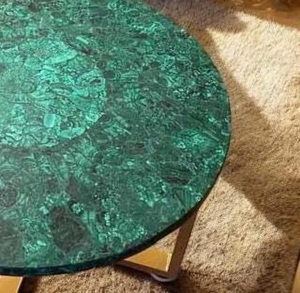 Adorno de Mesa de Lujo para el Hogar de Halloween, Hecho a Mano con Piedra Preciosa de Labradorita Verde, con Diseño de Amor - Product Image 3