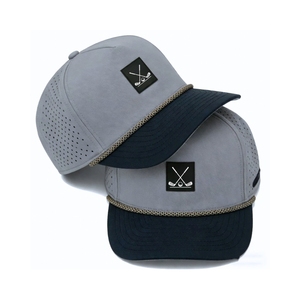 Gorra de Golf Transpirable Personalizable de Fábrica con Logotipo de Parche de Goma Perforado con Láser, Ligera, Protección Solar UPF 50+ VN - Product Image 2