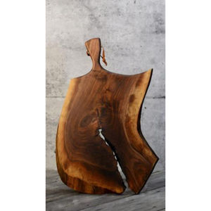 Ornements de cuisine en bois naturel faits à la main planche à découper en bois parfaite pour couper les légumes et les fruits - Product Image 4