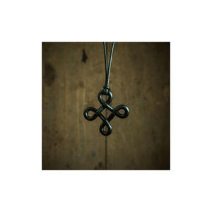 สร้อยพร้อมจี้รูนหัวหมาป่าไวกิ้งสไตล์นอร์ดิก,เครื่องประดับสเตนเลสพระยาวทันสมัยสำหรับผู้ชาย - Product Image 4