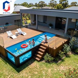 Fiberglass Above Ground Container <b>Pool</b> Full Set Equipment For Homestay Hotel Villa Outdoor Swimming <b>Pool</b> - Product Image 2