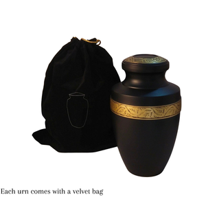 Urne commémorative décorative en métal, urne funéraire classique pour cendres humaines et d'animaux de compagnie - Product Image 6