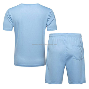 OEM 2024 Custom Logo Summer T-Shirt & <b>Shorts</b> <b>Set</b> for Men's Unisex Crew Neck Quick Dry Street Style Sportswear - Product Image 4