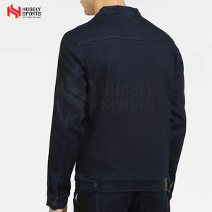 Venta al por mayor 100% Chaqueta de los pantalones vaqueros de los hombres de algodón transpirable al aire libre de invierno con el logotipo personalizado - Product Image 4