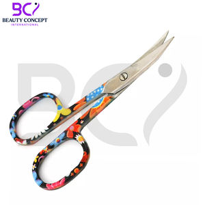 Tijeras para Cutículas Nuevas OEM de 3.5'' Curvadas con Recubrimiento de Papel, Diseño Personalizado Impreso, Herramientas Quirúrgicas de Belleza - Product Image 4