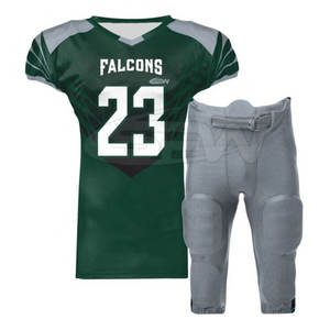 Vêtements de sport de haute qualité, uniforme de football américain imprimé, short en spandex/polyester, taille plus, séchage rapide, sur mesure, prix bas - Product Image 4