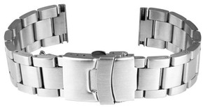 Bracelet de montre intelligent en acier inoxydable argenté de luxe GD003, souple, respirant, étanche, avec fermoir déployant réglable, unisexe, 18-24 cm - Product Image 6