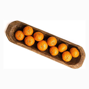 Portavelas de Madera Natural Tallada a Mano de la Mejor Calidad, Ecológico, Duradero, Estilo Rústico, con Tamaño Personalizado - Product Image 5