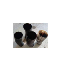 Taza de Cuerno 100% Real Pulida para Fiestas Campestres, Estilo Vikingo Americano Vintage, Ecológica, Apta para Lavavajillas - Product Image 4