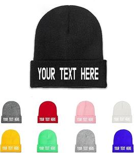 หมวกไหมพรมฤดูหนาว cOEM |   หมวกไหมพรมปักโลโก้ตามสั่ง |   หมวกบีนนี่ถักไหมพรมหนาสีสันสดใส |   ป้ายโลโก้แบบกำหนดเอง - Product Image 2