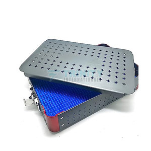 Plateau de Stérilisation en Acier Inoxydable de Haute Qualité pour Utilisation Clinique, Ensemble d'Instruments Manuels Certifié CE, Réutilisable et Léger - Product Image 1