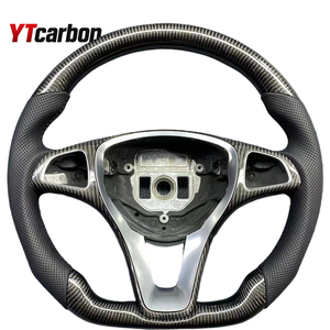 Volante de Fibra de <span class=keywords><strong>Carbono</strong></span> Personalizado YTcarbon para Carreras, <span class=keywords><strong>Modificado</strong></span> para Autos A180 A200 W176 W166 - Product Image 3