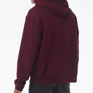 เสื้อฮู้ดดี้ผู้ชายทรงโอเวอร์ไซส์แบบทางการ มีกระเป๋า พิมพ์ลายดิจิทัล พิมพ์โลโก้ตามสั่ง ผ้าโพลีเอสเตอร์/คอตตอนฟลีซเนื้อหนา - Product Image 1