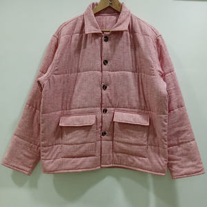 เสื้อแจ็กเก็ตผ้าฝ้ายพร้อมกระเป๋าสำหรับผู้ชาย - Product Image 1