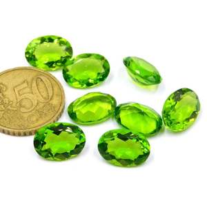 Piedra preciosa curativa suelta de peridoto Natural 100% de alta calidad en forma de corte ovalado facetado disponible para exportación a precios a granel OEM - Product Image 5