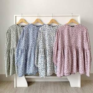 Blusa con Volantes para Mujer Bymeldev, Diseño Elegante y Moderno para Uso Diario - Product Image 1